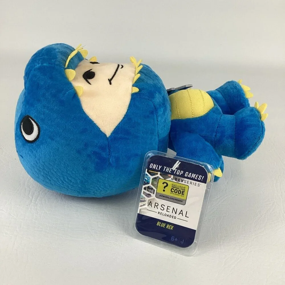 Roblox DevSeries Arsenal Reloaded Blue Rex 9" Plush Stuffed Animal Doll Toy 2022 - Picture 5 of 9